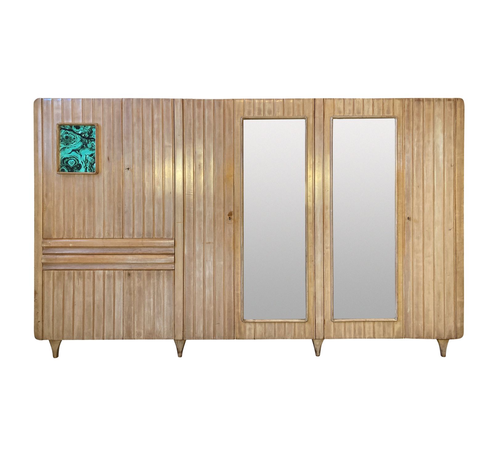 A Large Italian Mid Century Segmented Wardrobe
