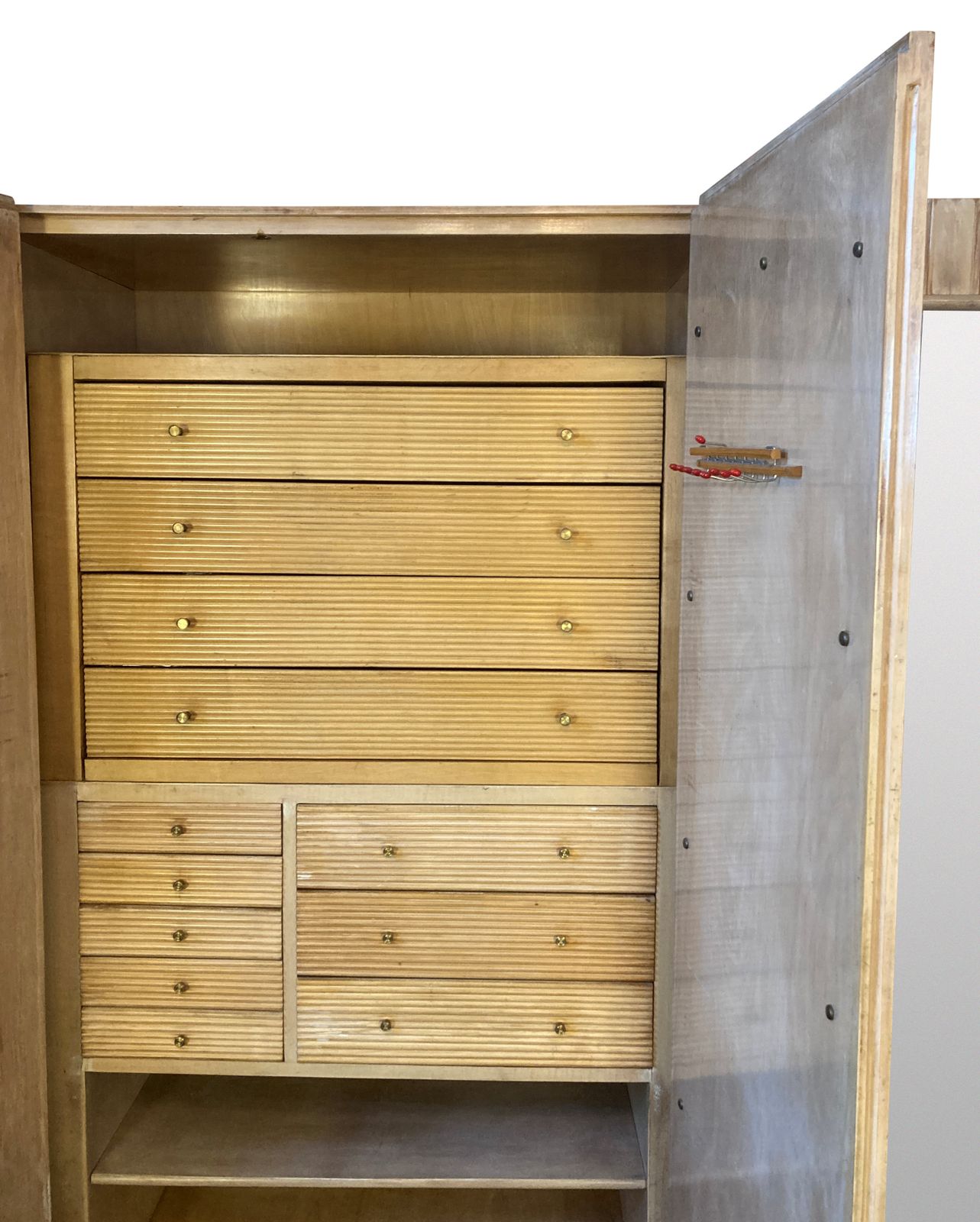 A Large Italian Mid Century Segmented Wardrobe photo for sale
