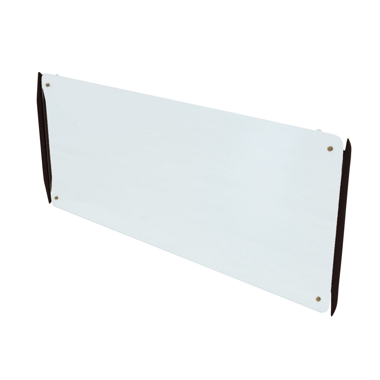 Mirror In Mahogany Frame, Italian Design, 1970s, Production: Italy