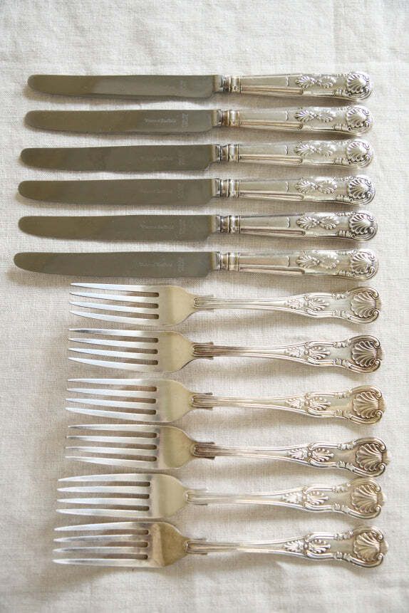 Viners Kings Pattern Small Knives & Forks photo for sale