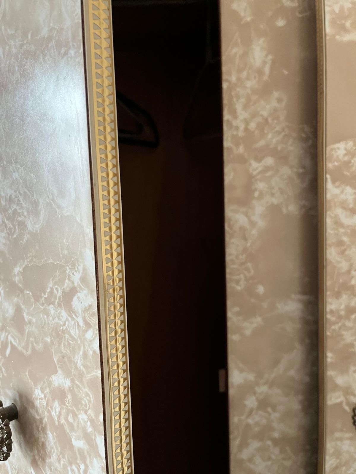 1950 Lockable Wardrobe With Decorative Details photo furniture