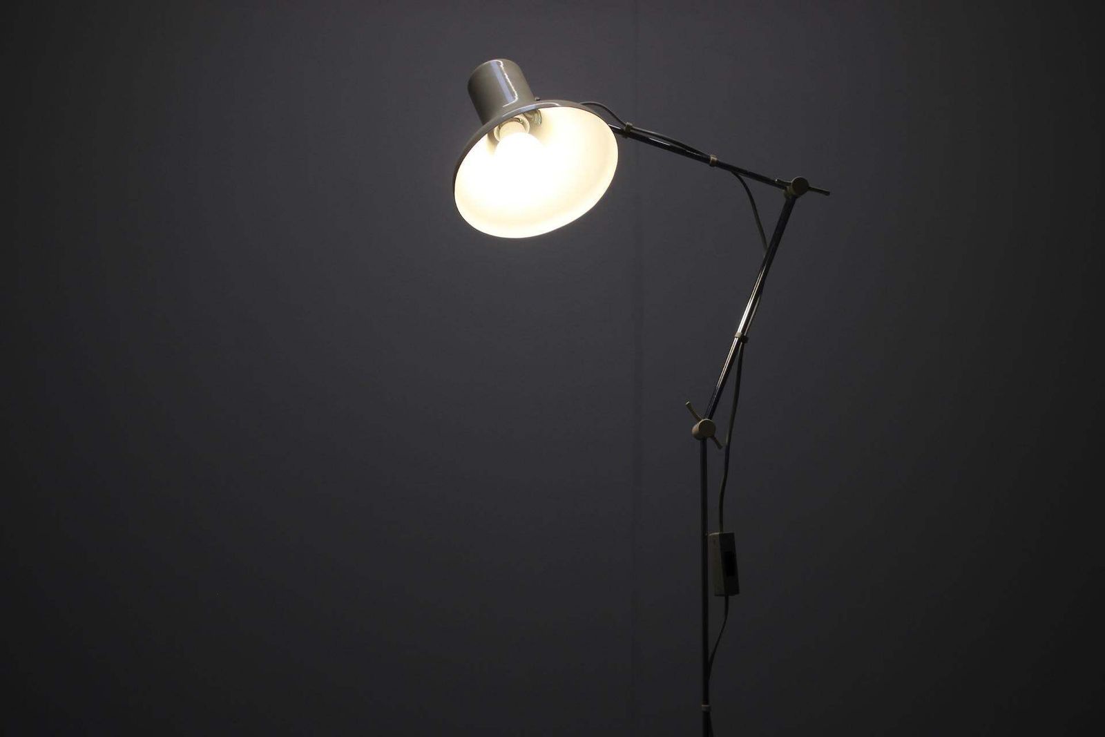784.0 Mid Century Adjustable Floor Lamp, By J. Hurka For Napako, Czechoslovakia, 1960s photo