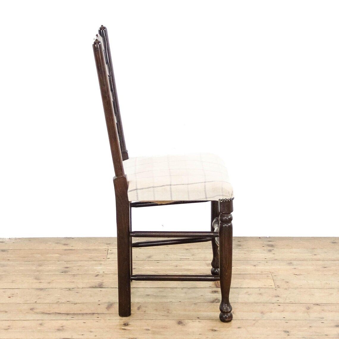 Set Of Four Upholstered And Oak Chairs Set Of Chairs  Antique Chairs  Dining Chairs  Kitchen Chairs photo buy