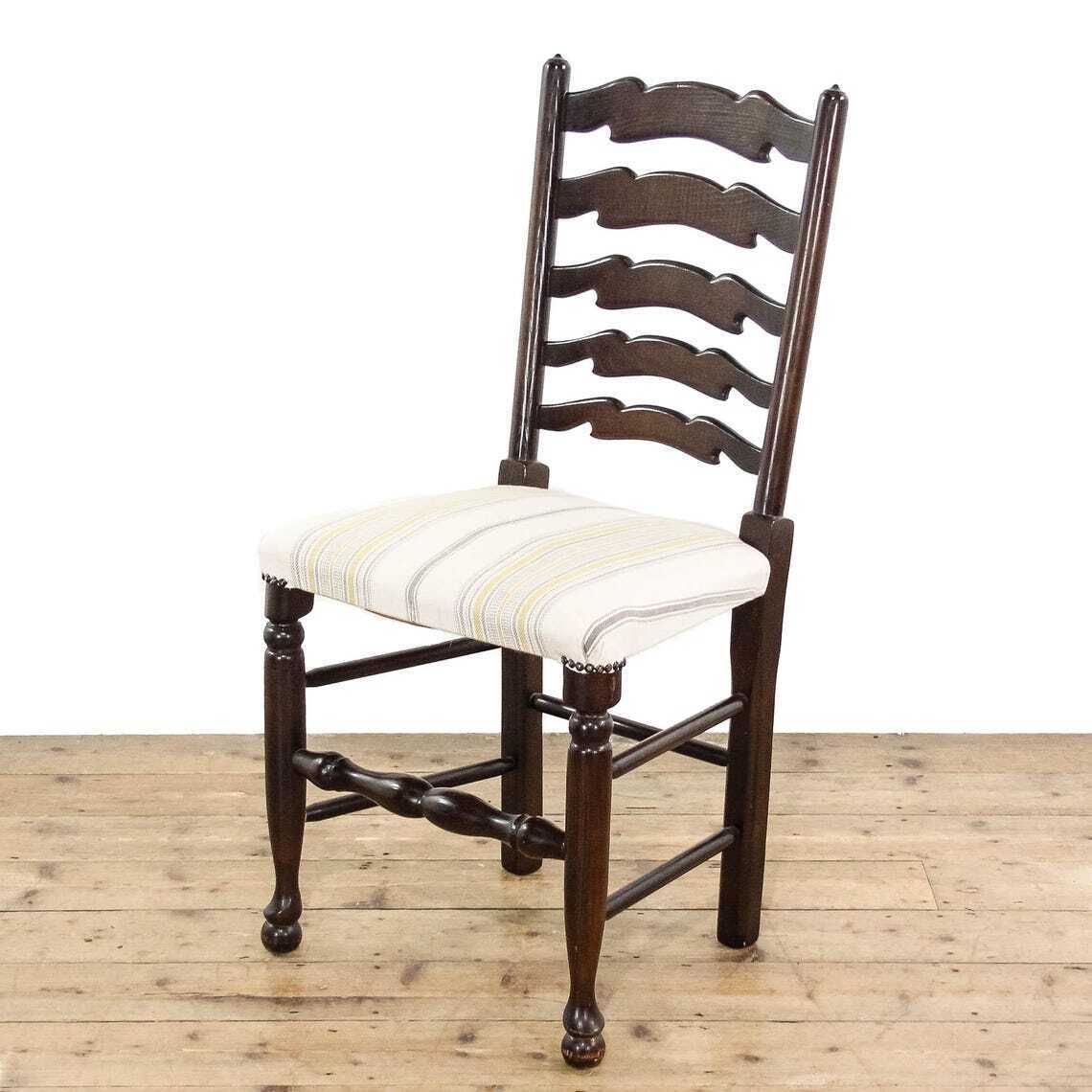 Set Of Four Upholstered And Oak Chairs  Set Of Chairs  Antique Chairs  Dining Chairs  Kitchen Chairs photo for sale