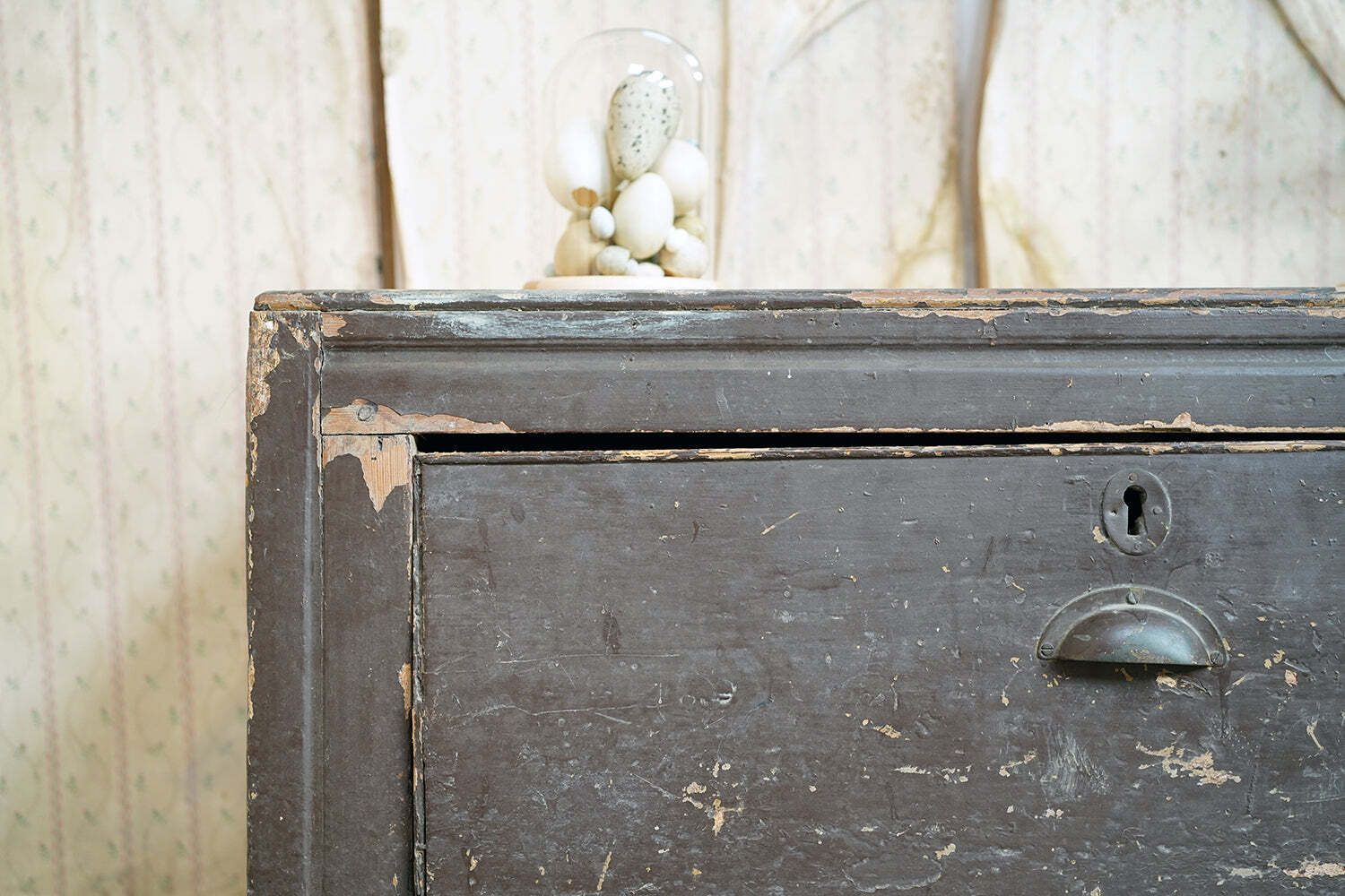 An Early 20thc Painted Pine Chest Of Two Drawers C.1900 20 photo vintage