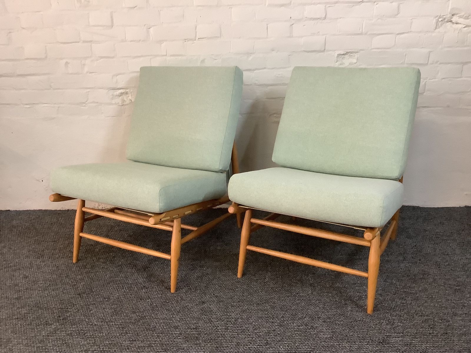 Pair Of Ercol 427 Easy Chairs. Produced 1959/70. photo Furniture