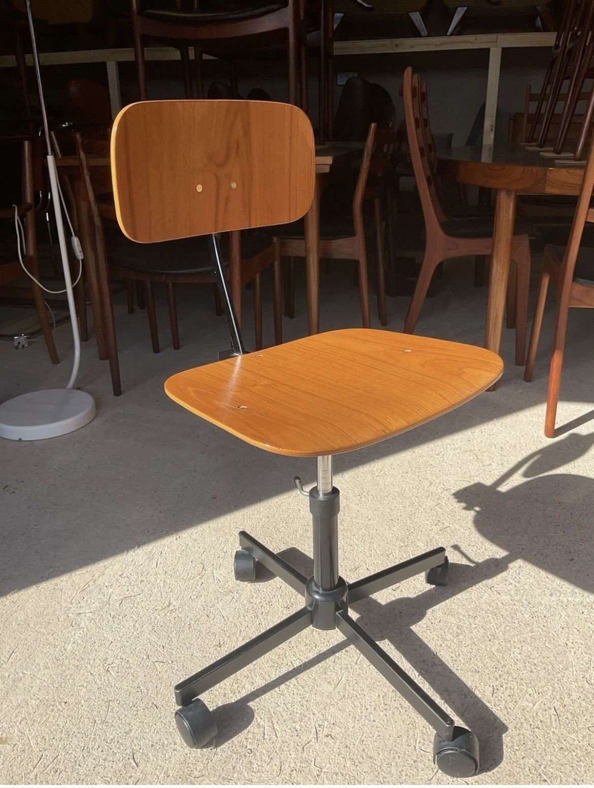 Danish Kevi Swivel Office Chair, Desk Chair By Jørgen Rasmussen For Rabami