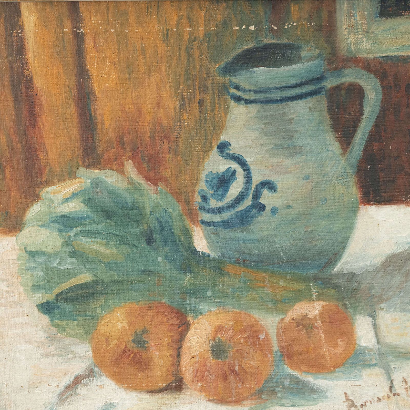 Louis Bernard Lemaire. Oil On Canvas: Still Life photo for sale