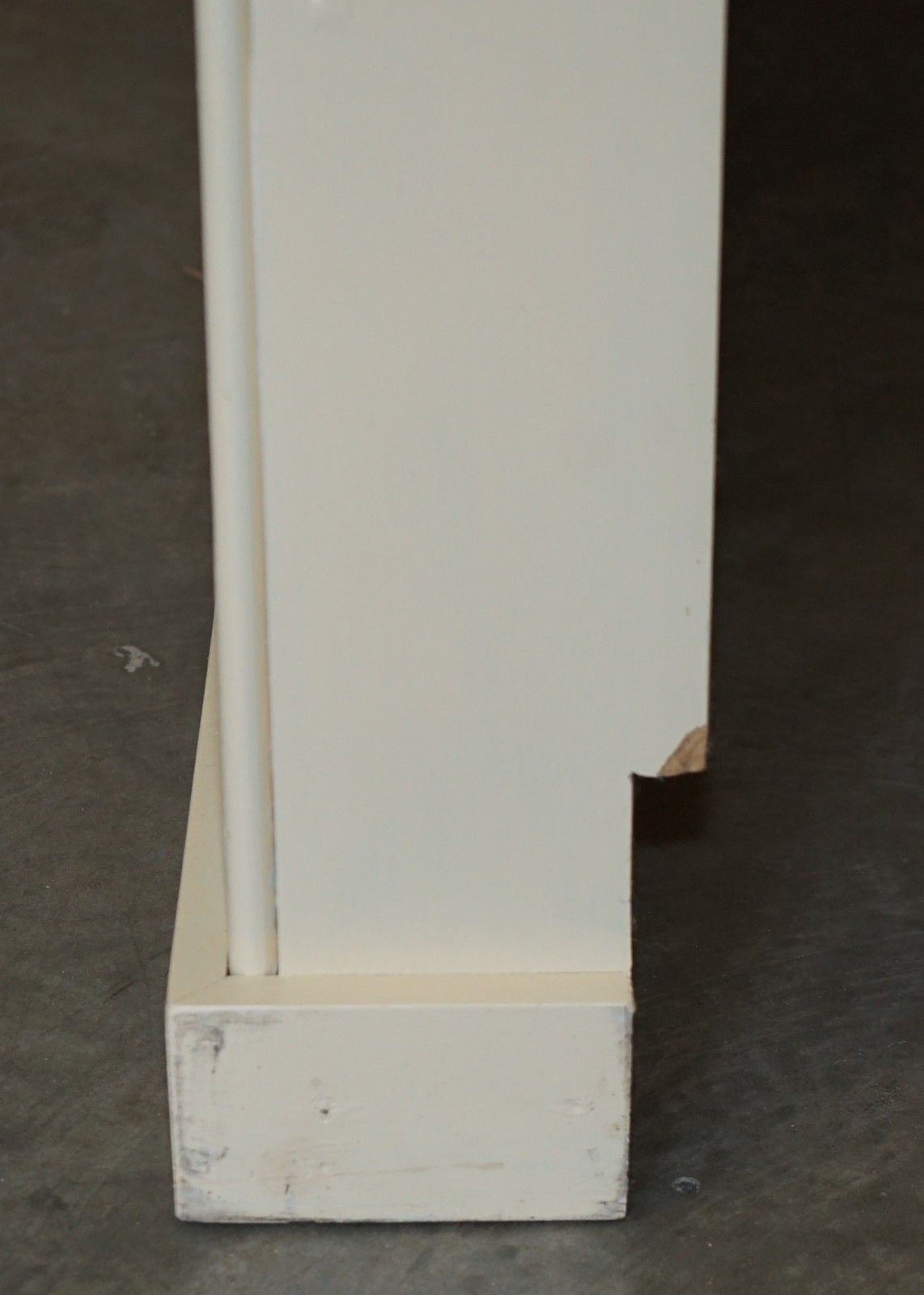 photo for sale Vintage White Painted Radiator Cover Double Sized Ready To Go