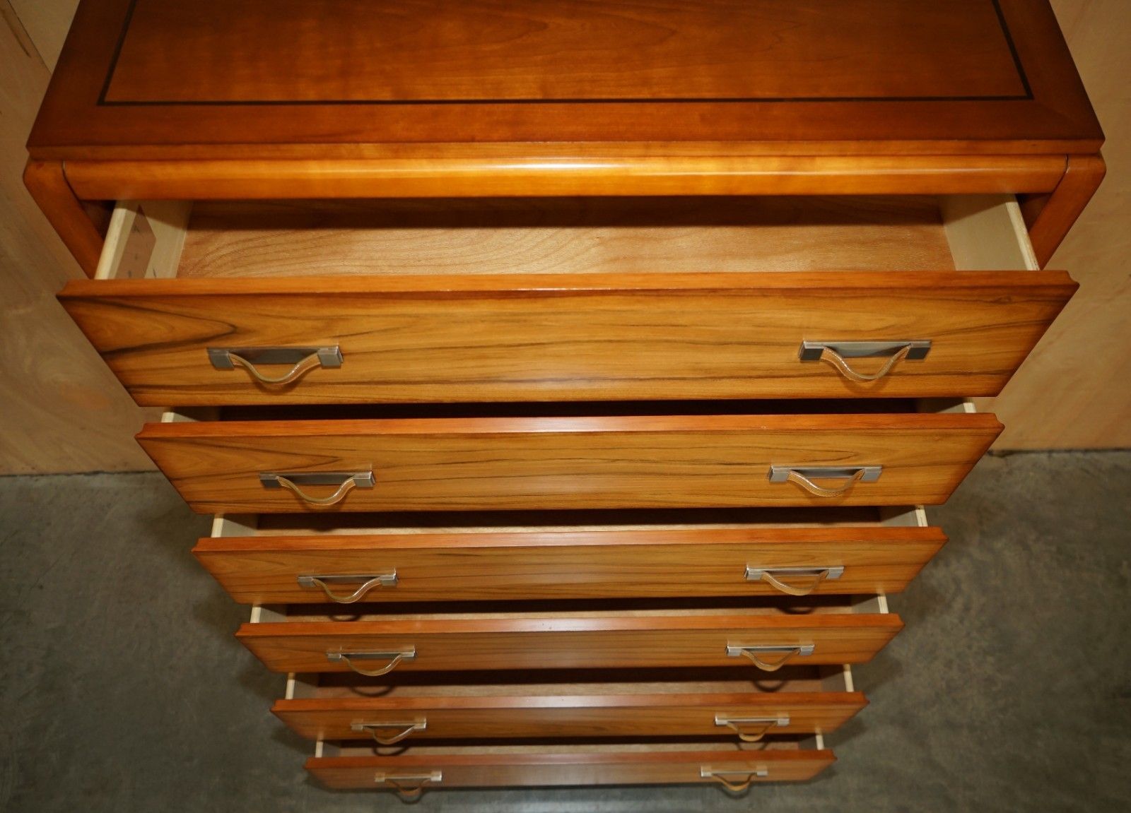 photo vintage Large Robert Idol Design For Lane Home Furnishings Tallboy Chest Of Drawers