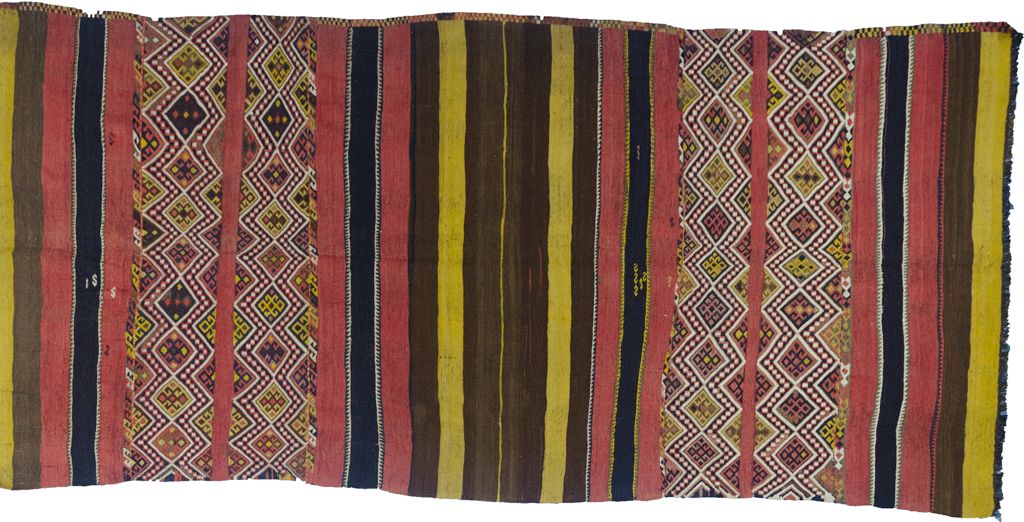 Antique Kordi Kilim Carpet 305x139cm
