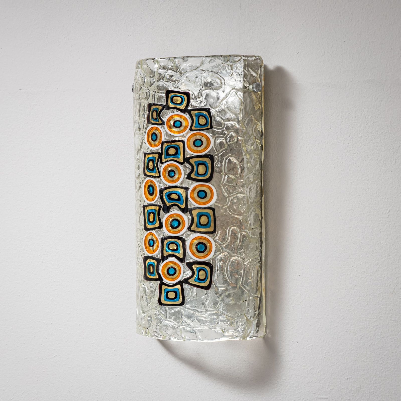 Pair Of Murano Glass Wall Lights, Attributed To Gianmaria Potenza, Italy, 1960s photo Lighting