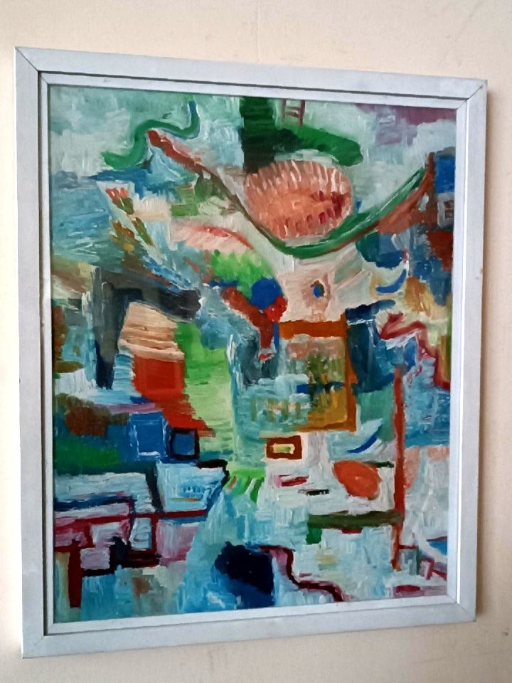 Abstract Painting Oil On Canvas Simone Ciani photo furniture