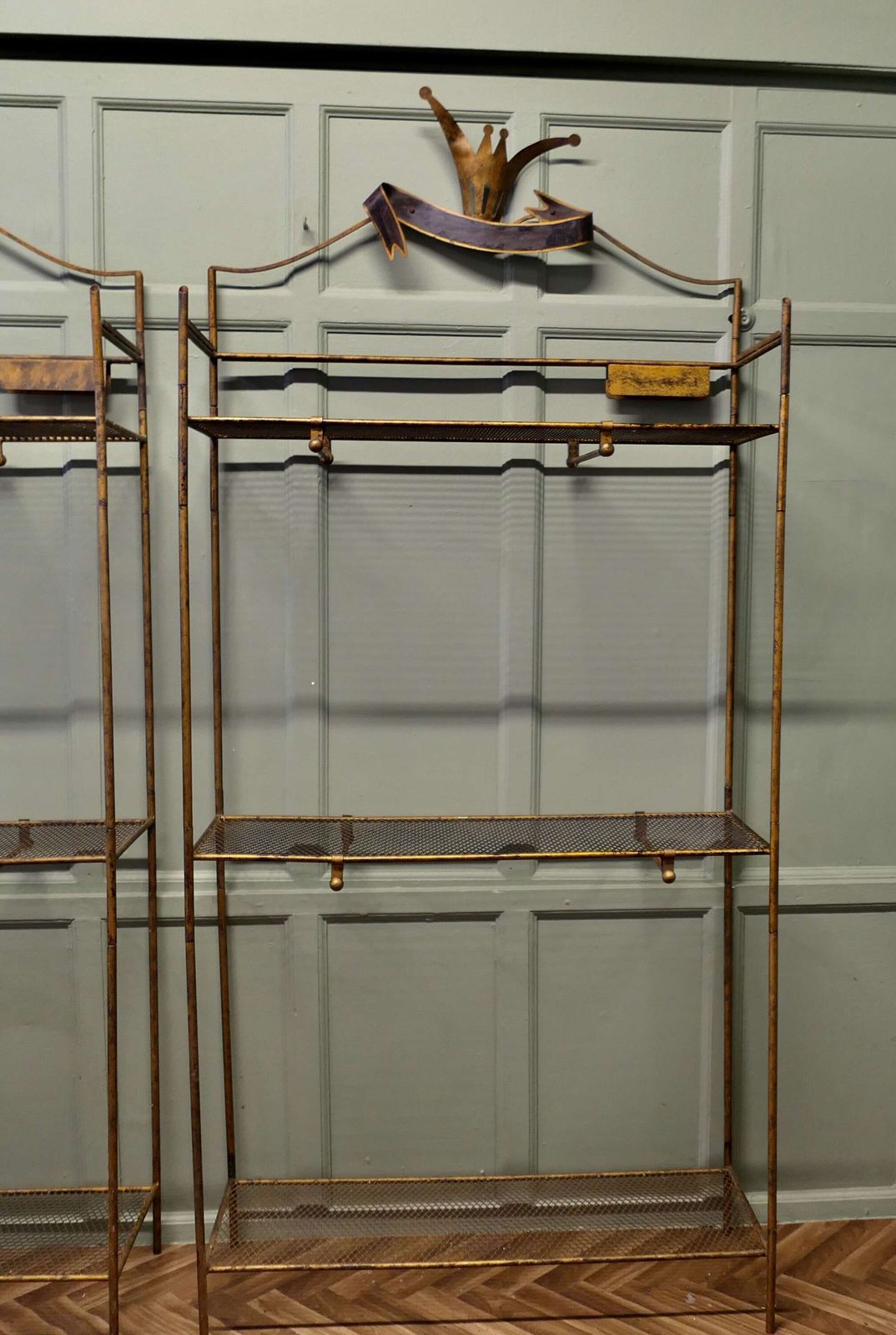 A Pair Of French Art Deco Outfitter’s Shop Display Shelf Units photo Furniture