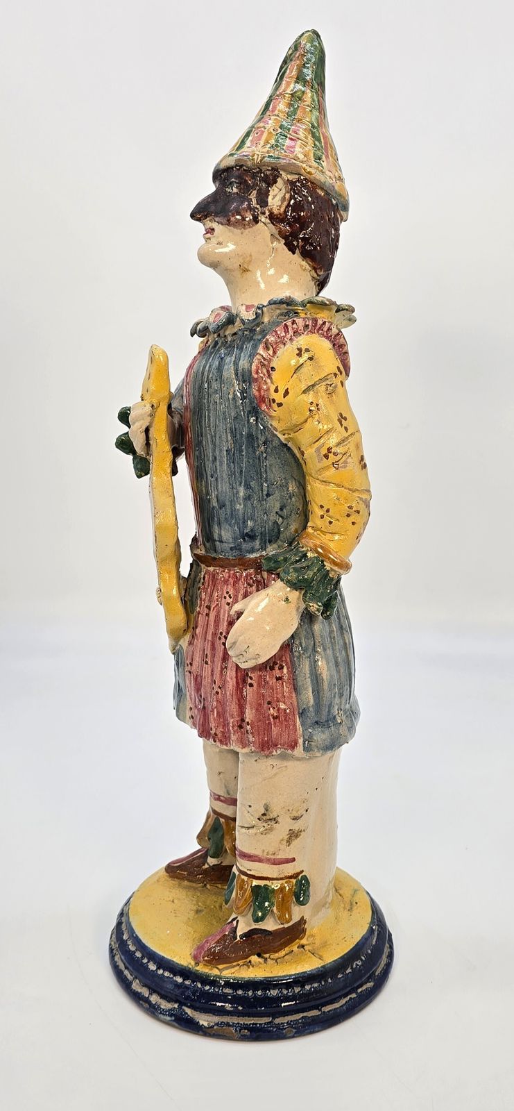 photo furniture Italian Majolica Pottery Figure Of A 17th Century Mischievous Theatrical Pulcinella, Circa 1890