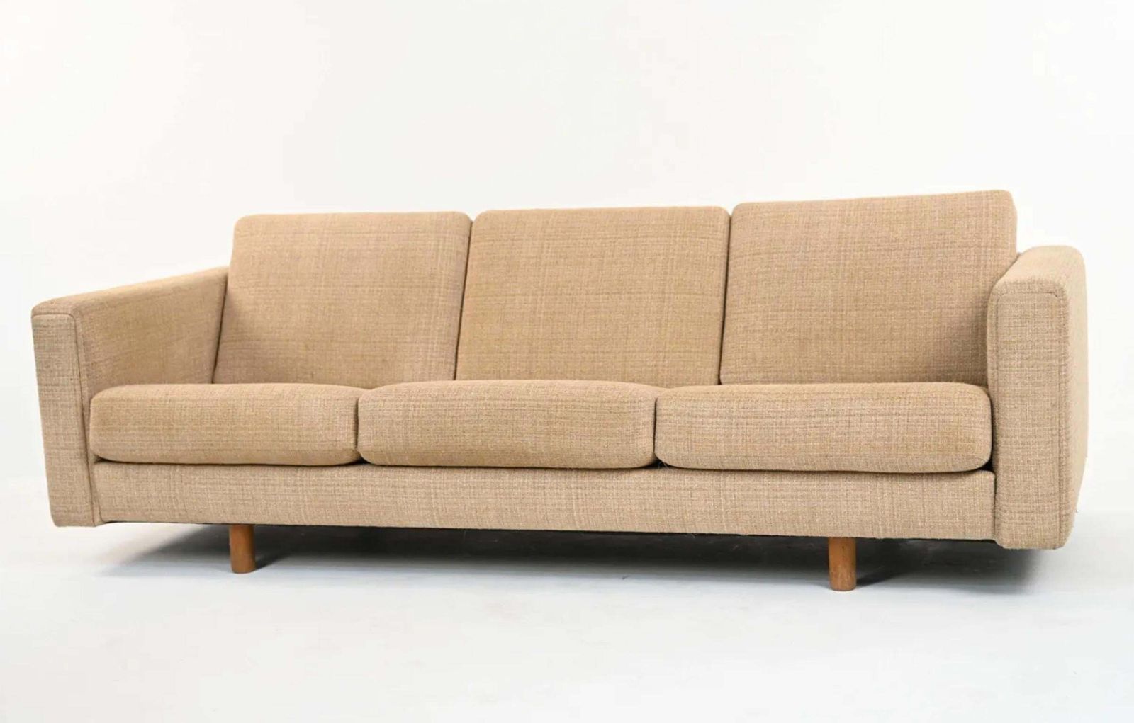 Vintage 1960s Danish Three Seat Sofa Model Ge 300/3 By Hans Wegner For Getama photo for sale