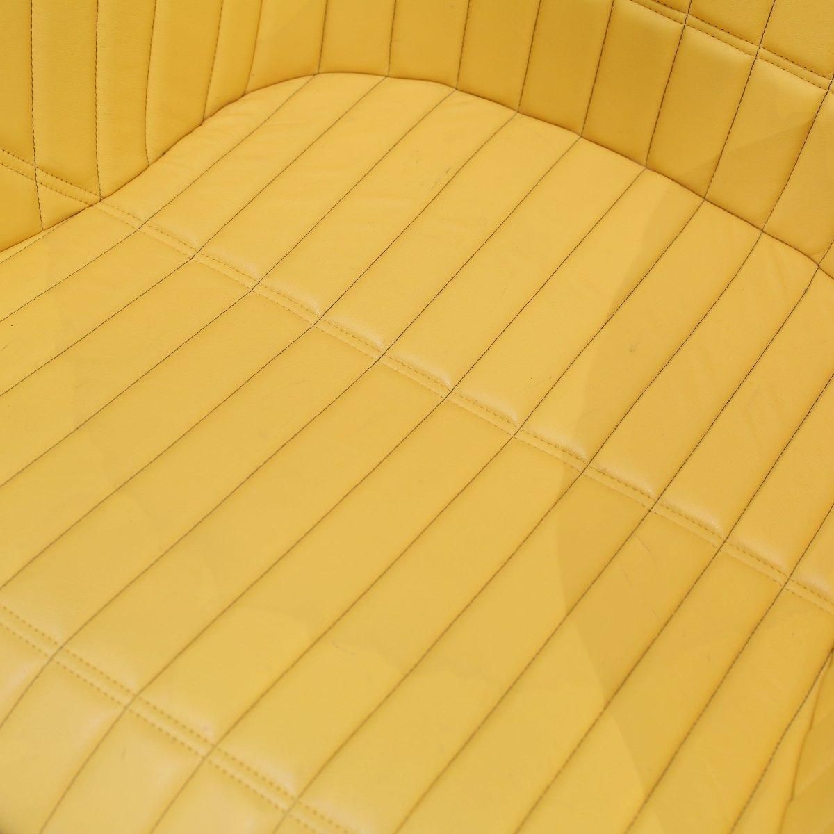 photo furniture Ligne Roset Yellow Facett Armchair By R. & E. Bouroullec