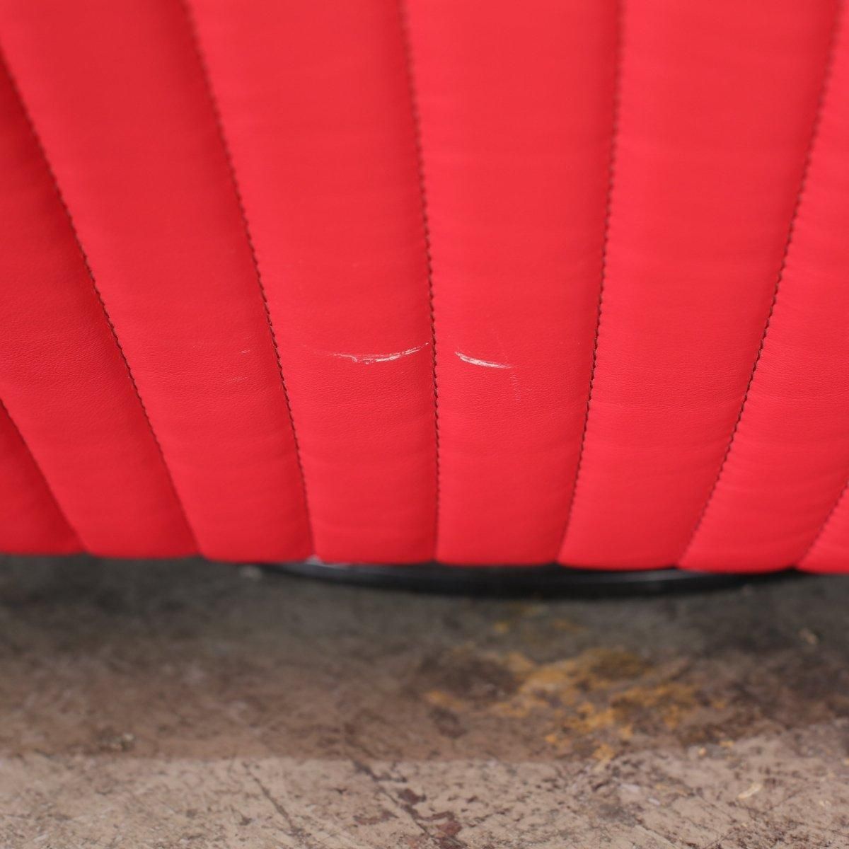 Ligne Roset Red Facett Armchair By R. & E. Bouroullec photo buy
