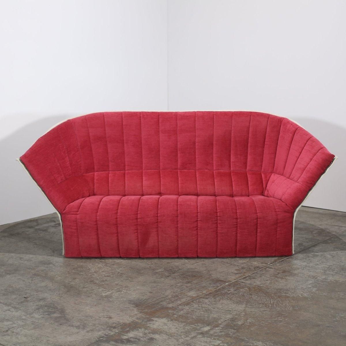Furniture Ligne Roset Moël Three Seater Sofa And Bench By Inga Sempé photo