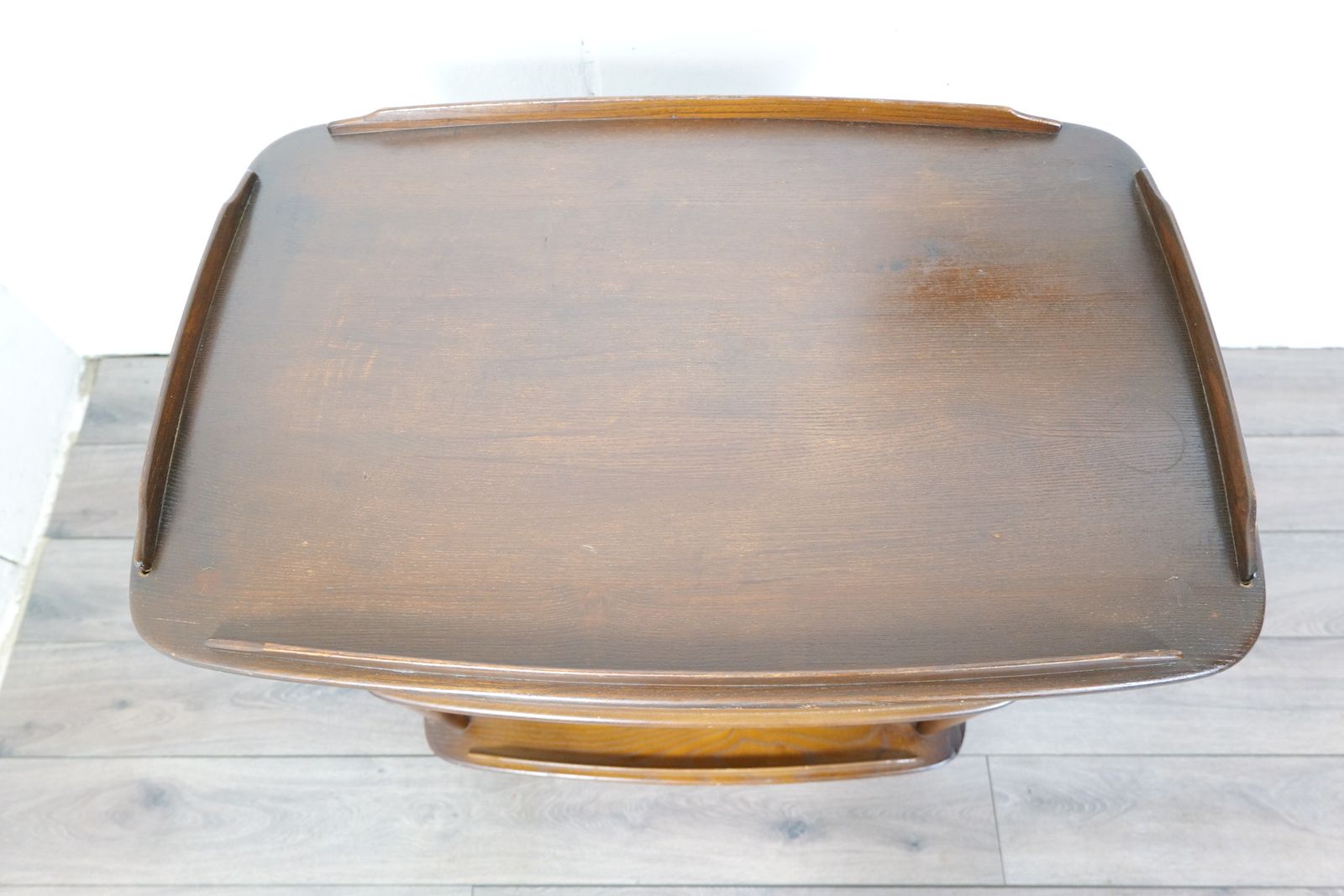 Ercol Windsor Dark Elm Tea Drinks Trolley photo vinterior