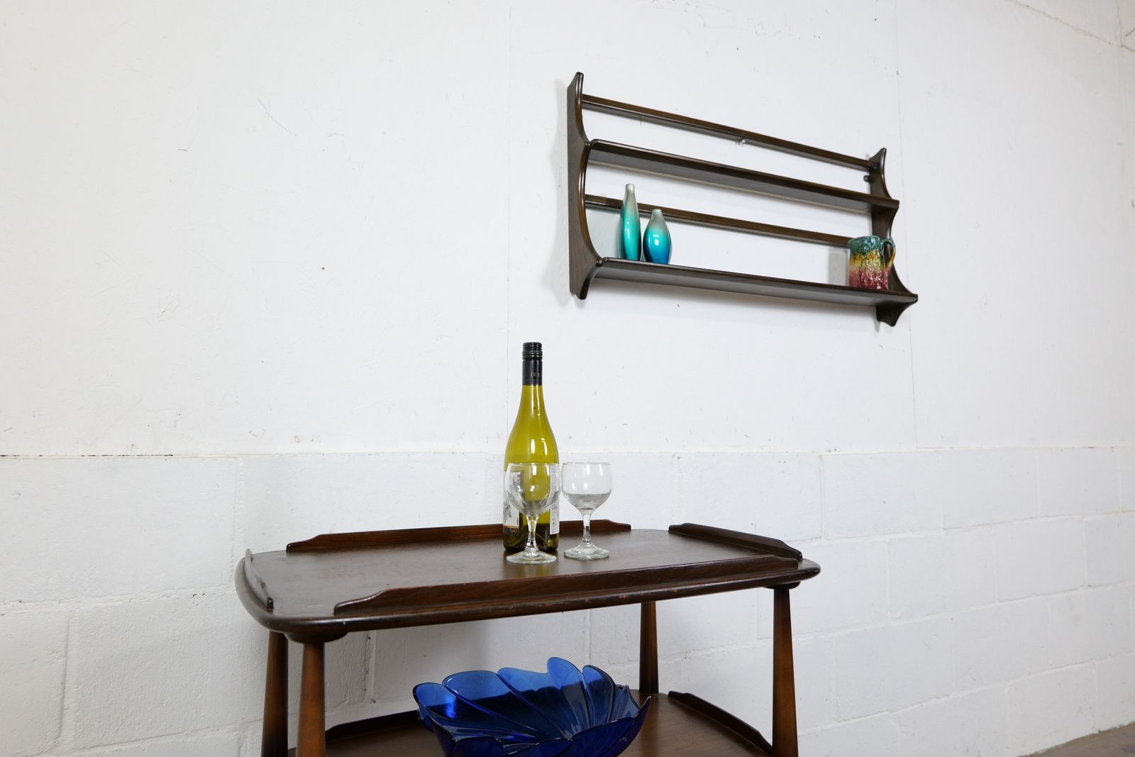 photo for sale Ercol Windsor Dark Elm Tea Drinks Trolley