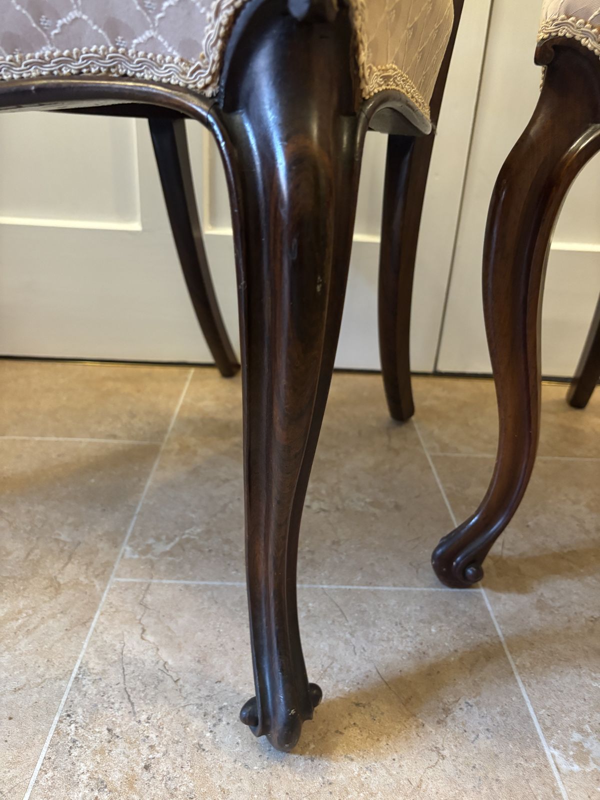 Rosewood Pair Of Mid Victorian Salon Chairs photo furniture