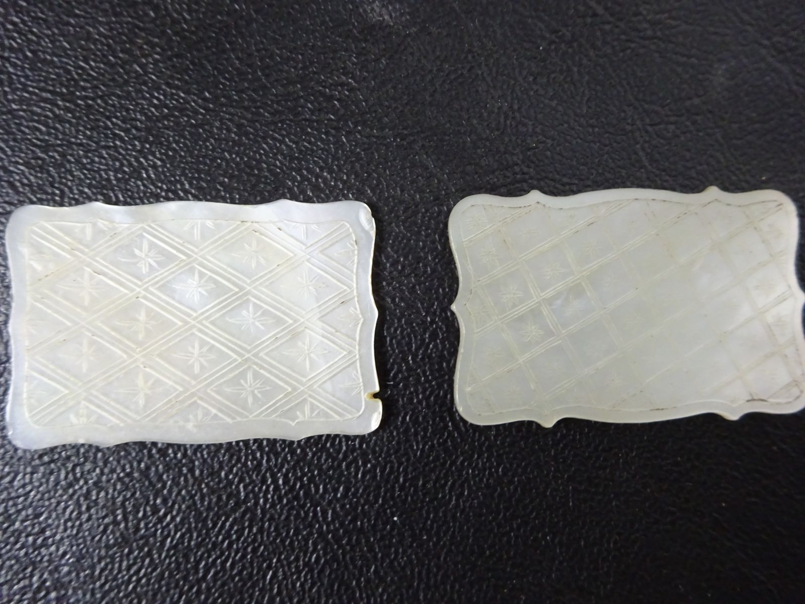 photo buy 30 Antique Mother Of Pearl Chequer Counters