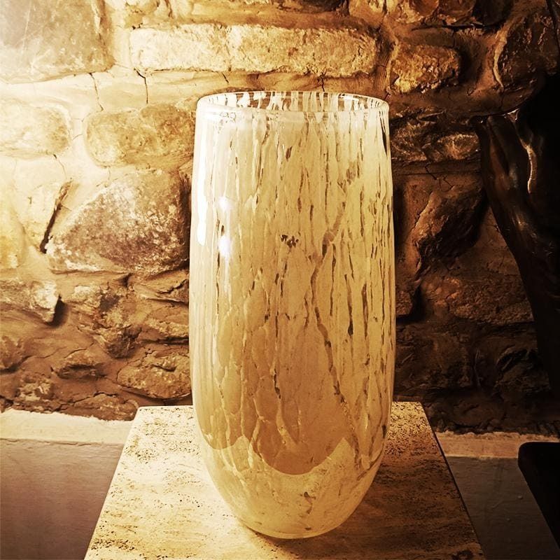 1970s Handcrafted Vase In Murano Glass   Made In Italy. photo for sale