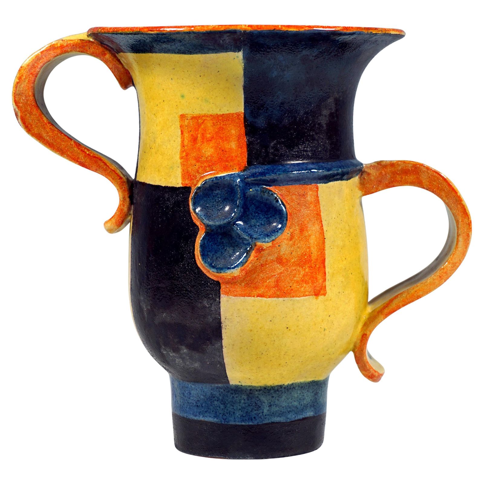 Wiener Werkstaette Art Ceramics Expressive Style, Vase, By V. Wieselthier 1927
