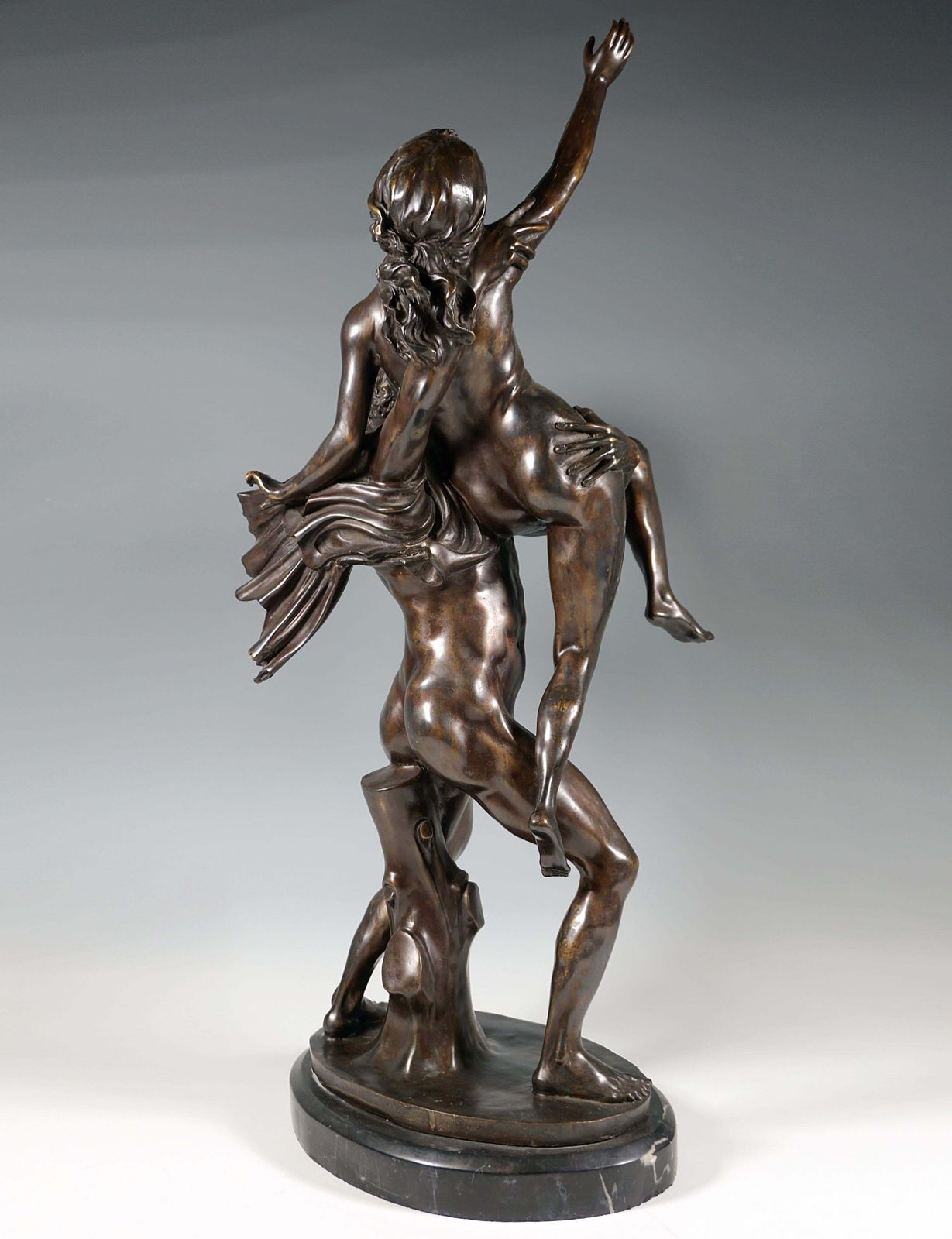 'Rape Of A Woman', Large Bronze Group After Giambologna, Early 20th Century photo for sale