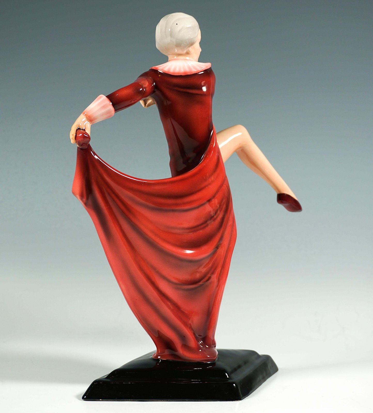 Goldscheider Vienna Art Déco Figure Posing Dancer With Cloth, By Lorenzl C.1939 photo Art