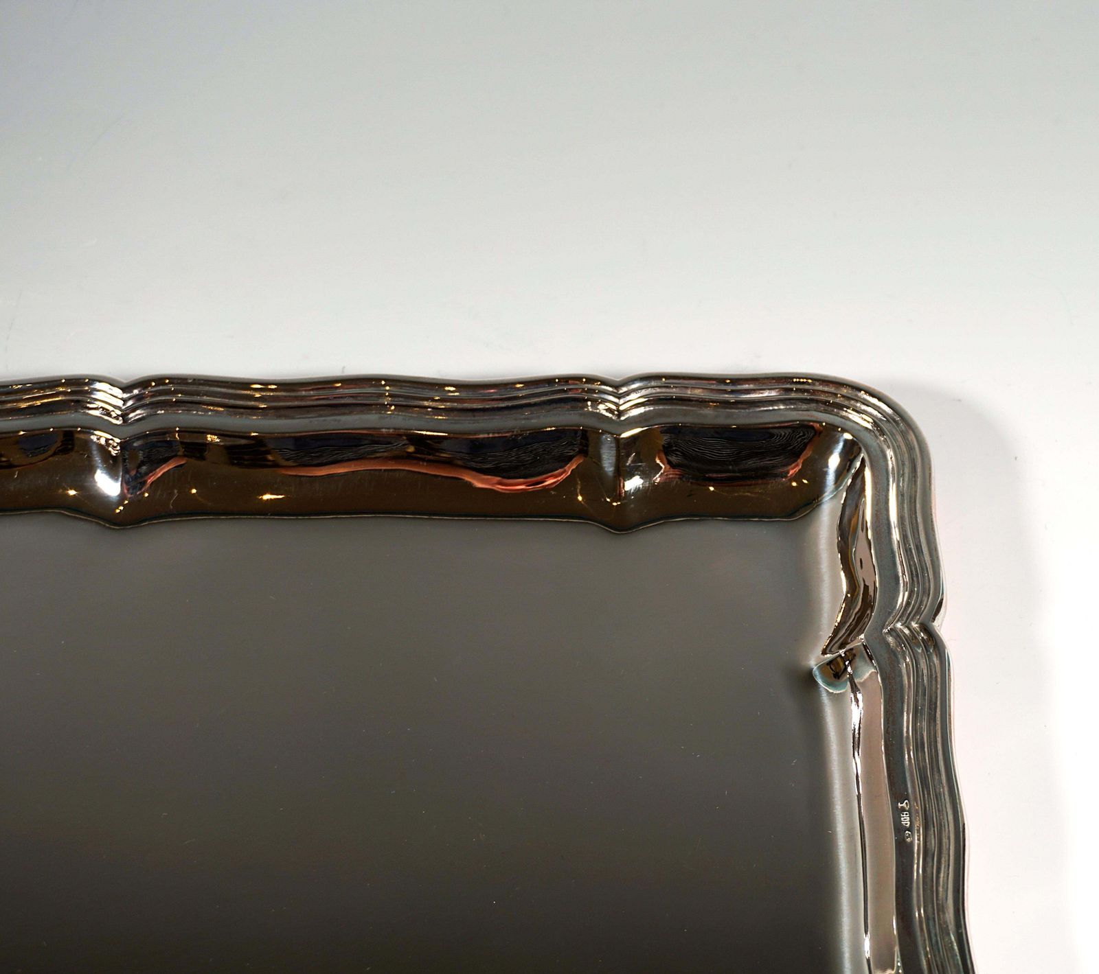 Viennese Silver Art Déco Serving Platter By Jarosinski & Vaugoin, Circa 1925 photo furniture