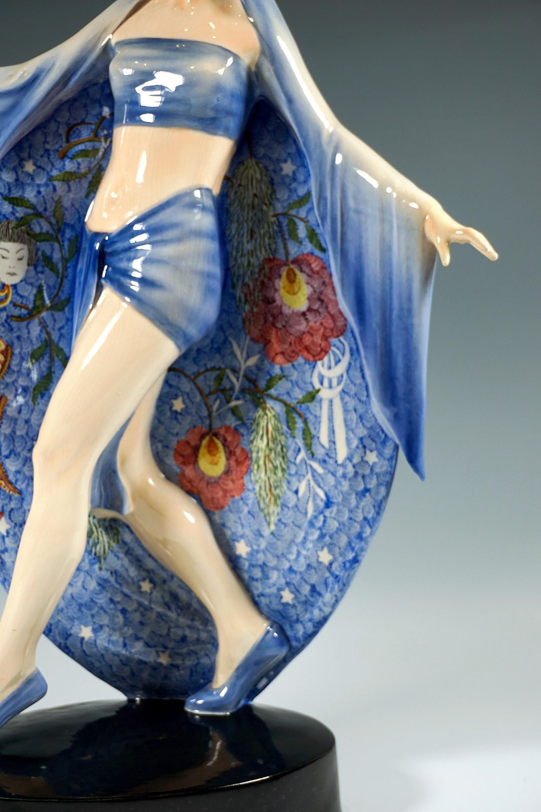 'Egyptian Temple Dancer', Large Marcell Goldscheider Vienna Figurine, Circa 1930 photo buy