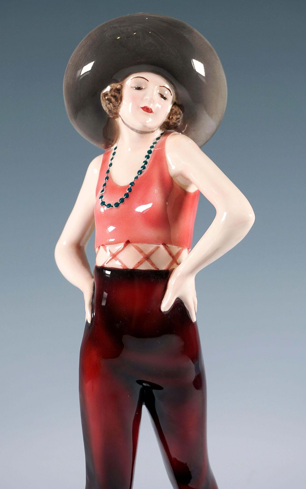 Goldscheider Art Déco Figure 'Cowboy Girl', By Stephan Dakon, Circa 1929 photo 4085.0