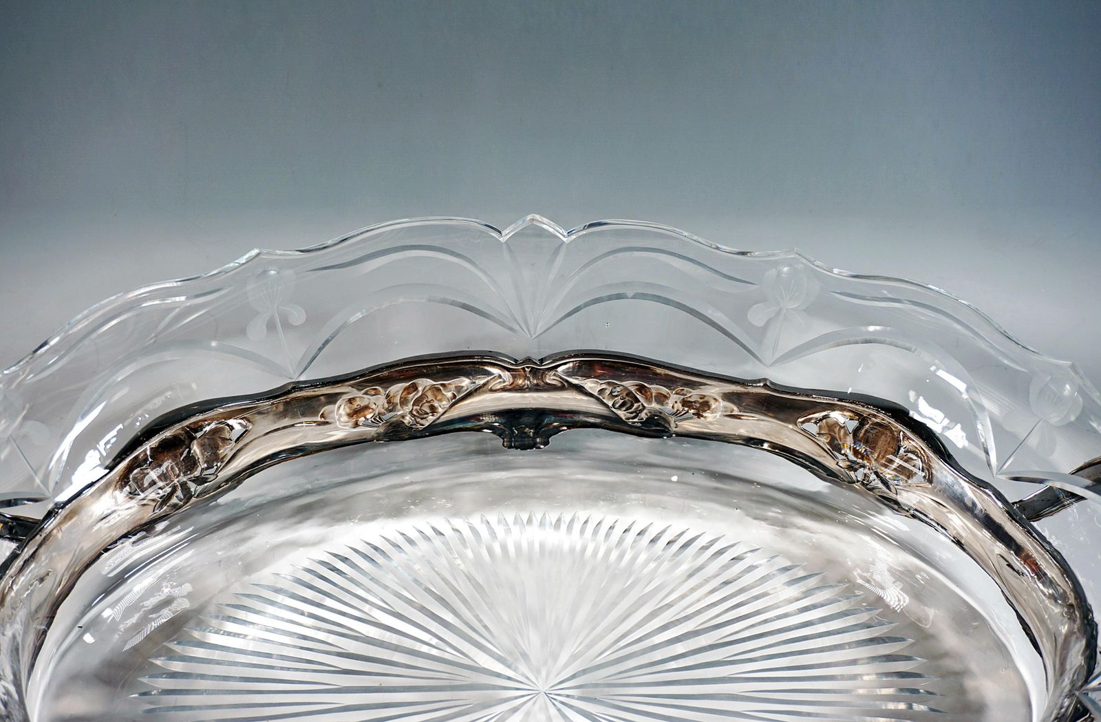 Art Nouveau Silver Jardinière, Bruckmann & Sons For Lazarus Posen Germany C 1900 photo vinterior