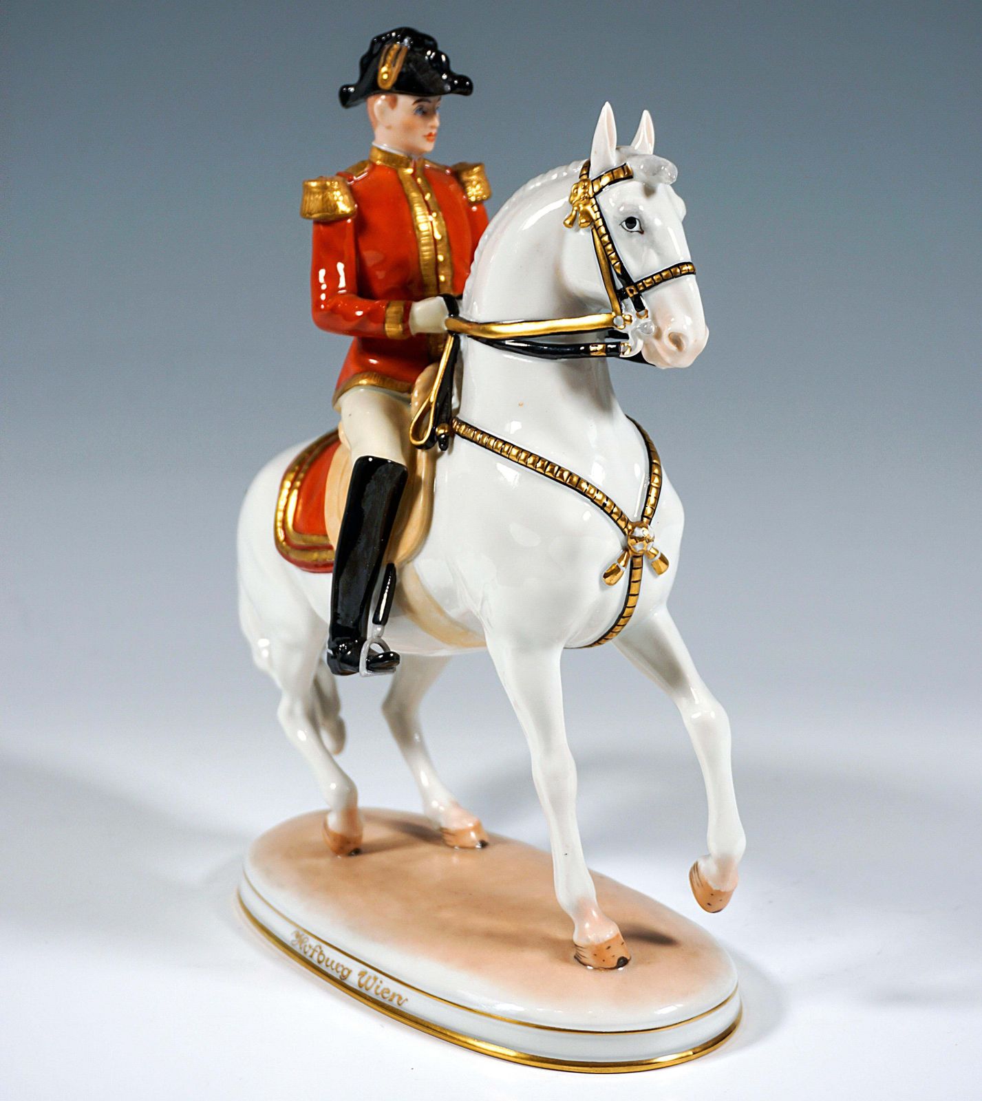 'Pirouette' Horse Of The Spanish Riding School In Vienna, By Augarten, 20th photo for sale