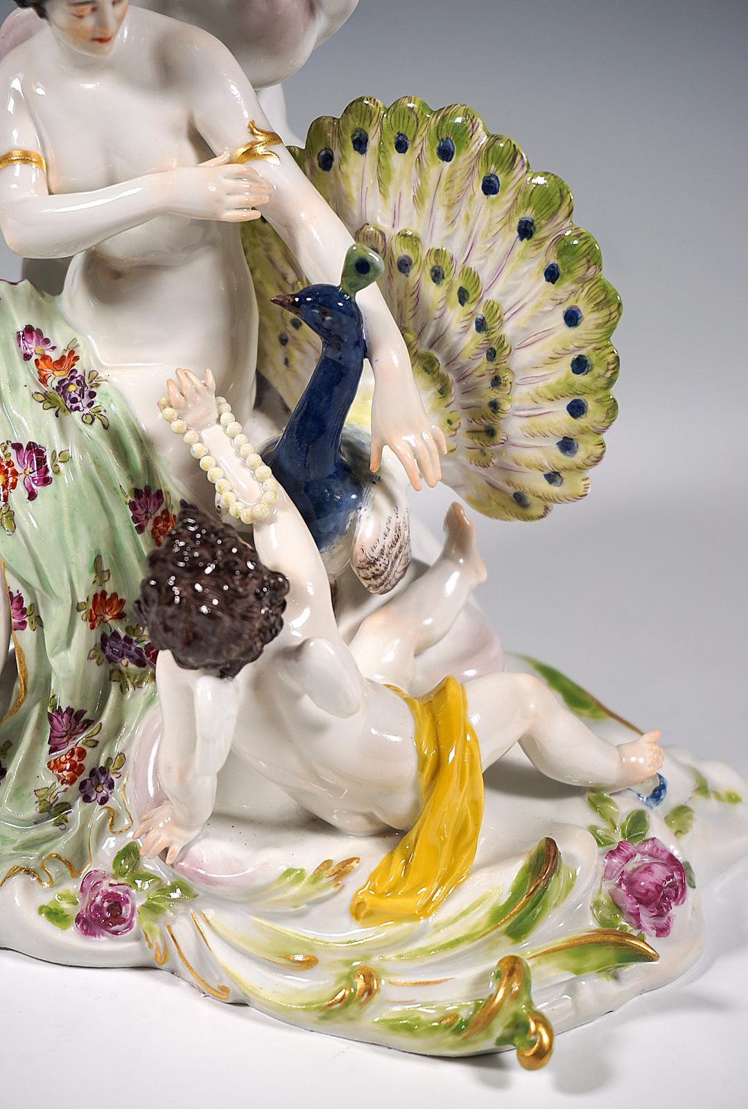Home Decor Meissen Art Nouveau Group 'The Air' By Paul Helmig, Germany, Around 1900 photo