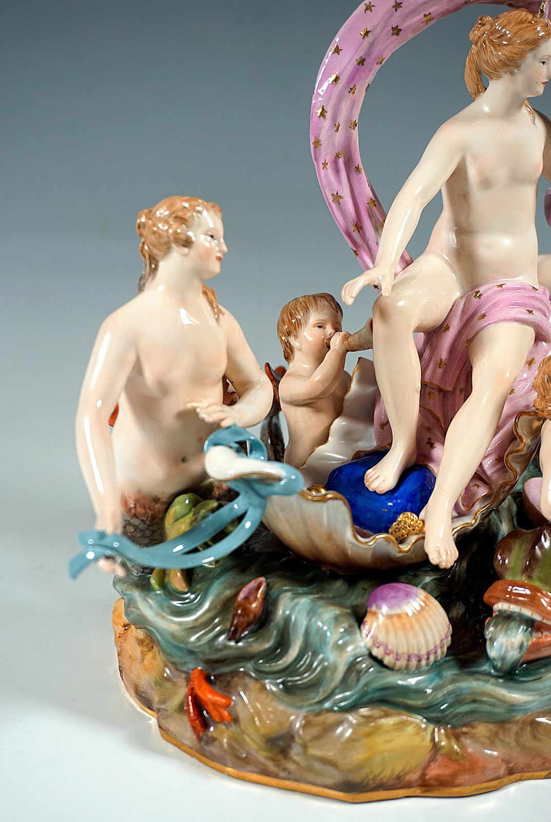 photo furniture Meissen Allegorical Group 'The Water', By M.V. Acier, Germany, Around 1860