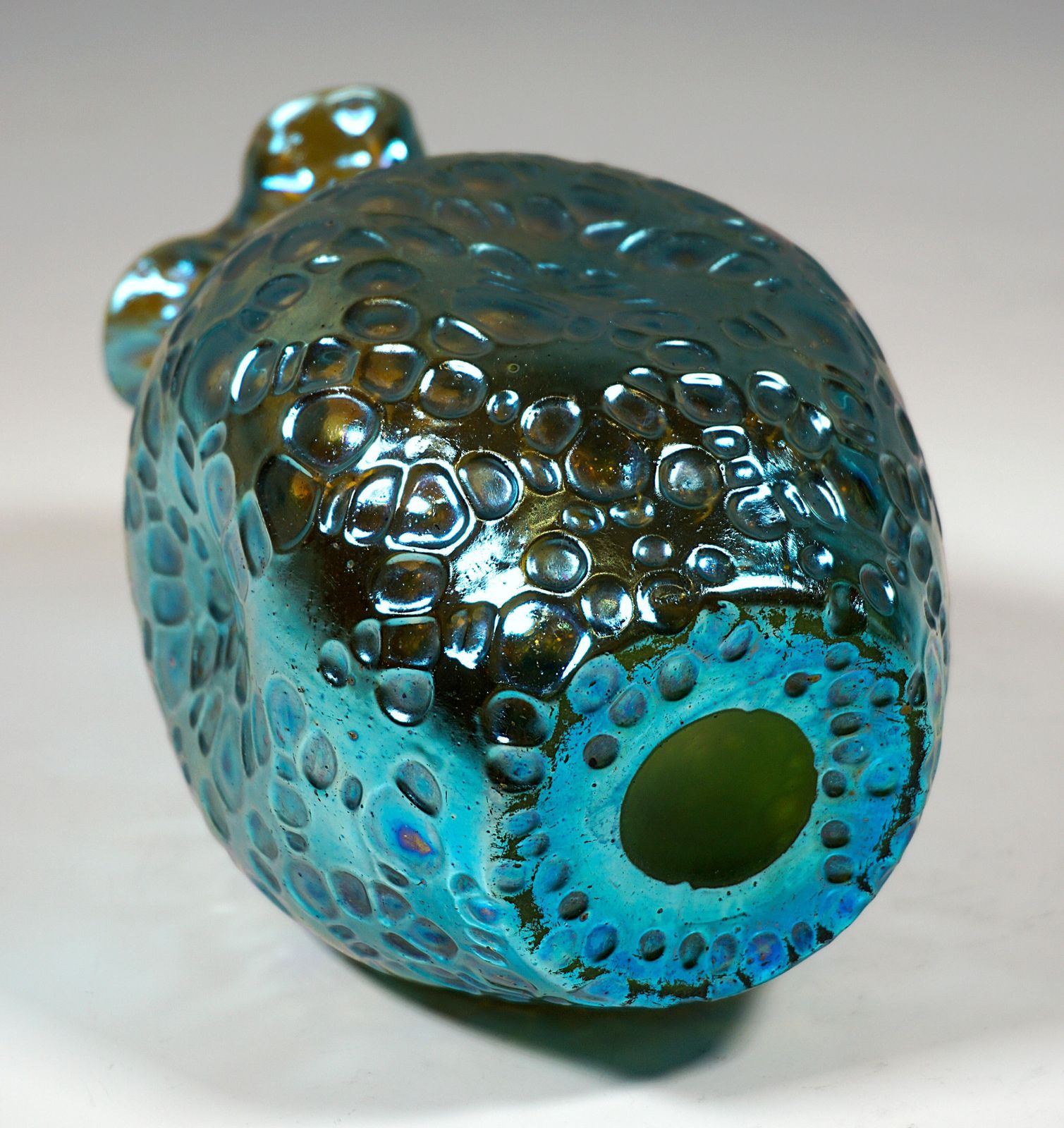 Loetz Art Nouveau Vase Crete Diaspora Silver Iris, Austria Hungary, Around 1902 photo 2043.0