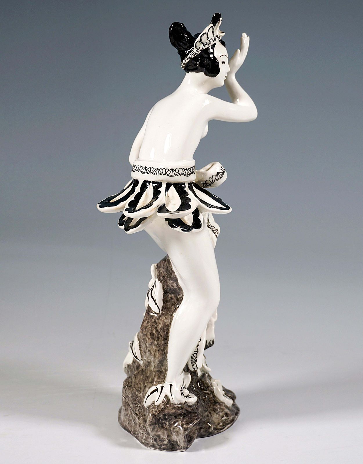 Goldscheider Art Déco Figure 'Papagena', Dancer In Exotic Costume, By Dina Kuhn photo Home Decor