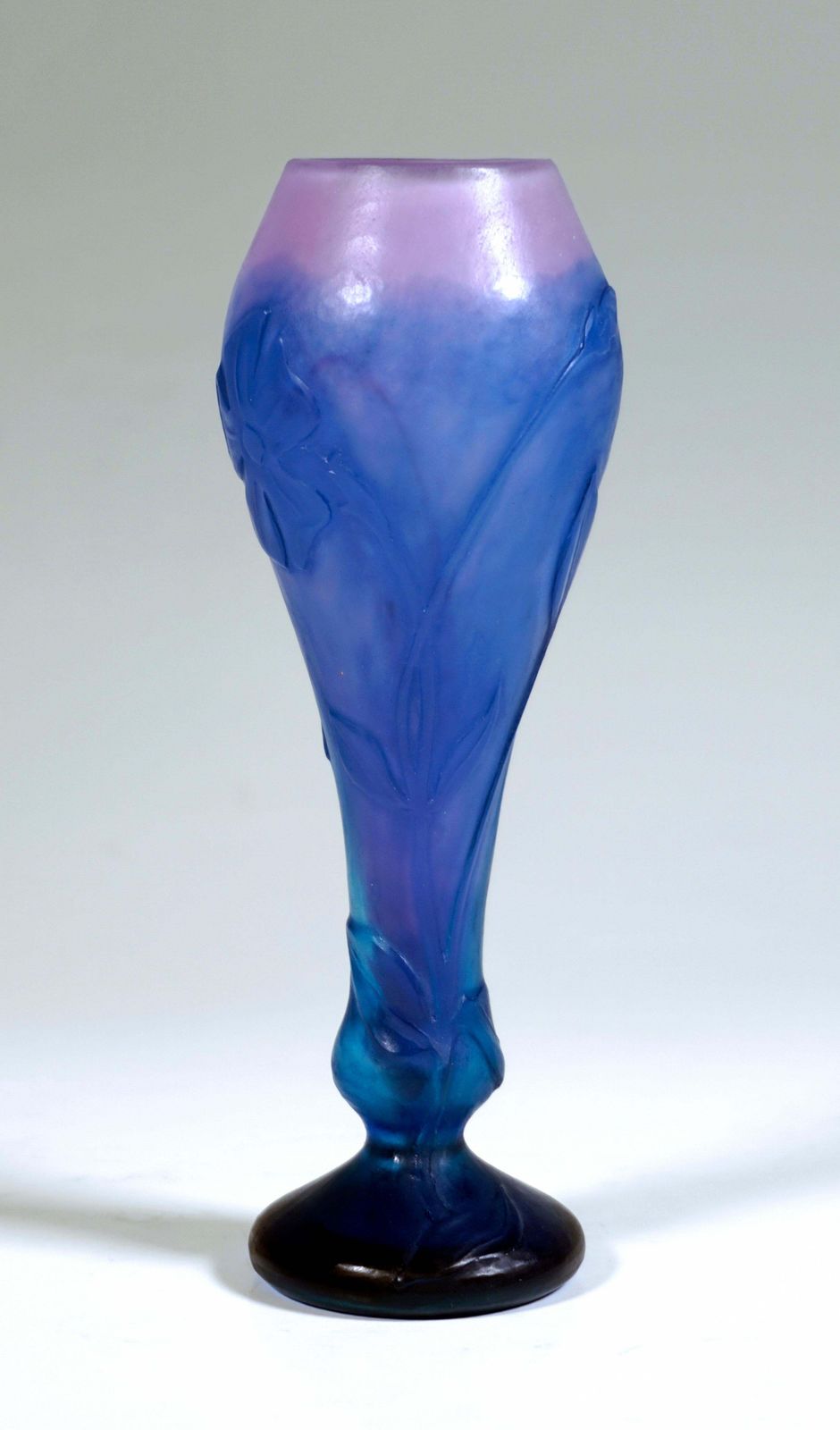 Very Rare Daum Nancy Art Nouveau Cameo Vase With Flower Decor France 1895/1900 photo furniture