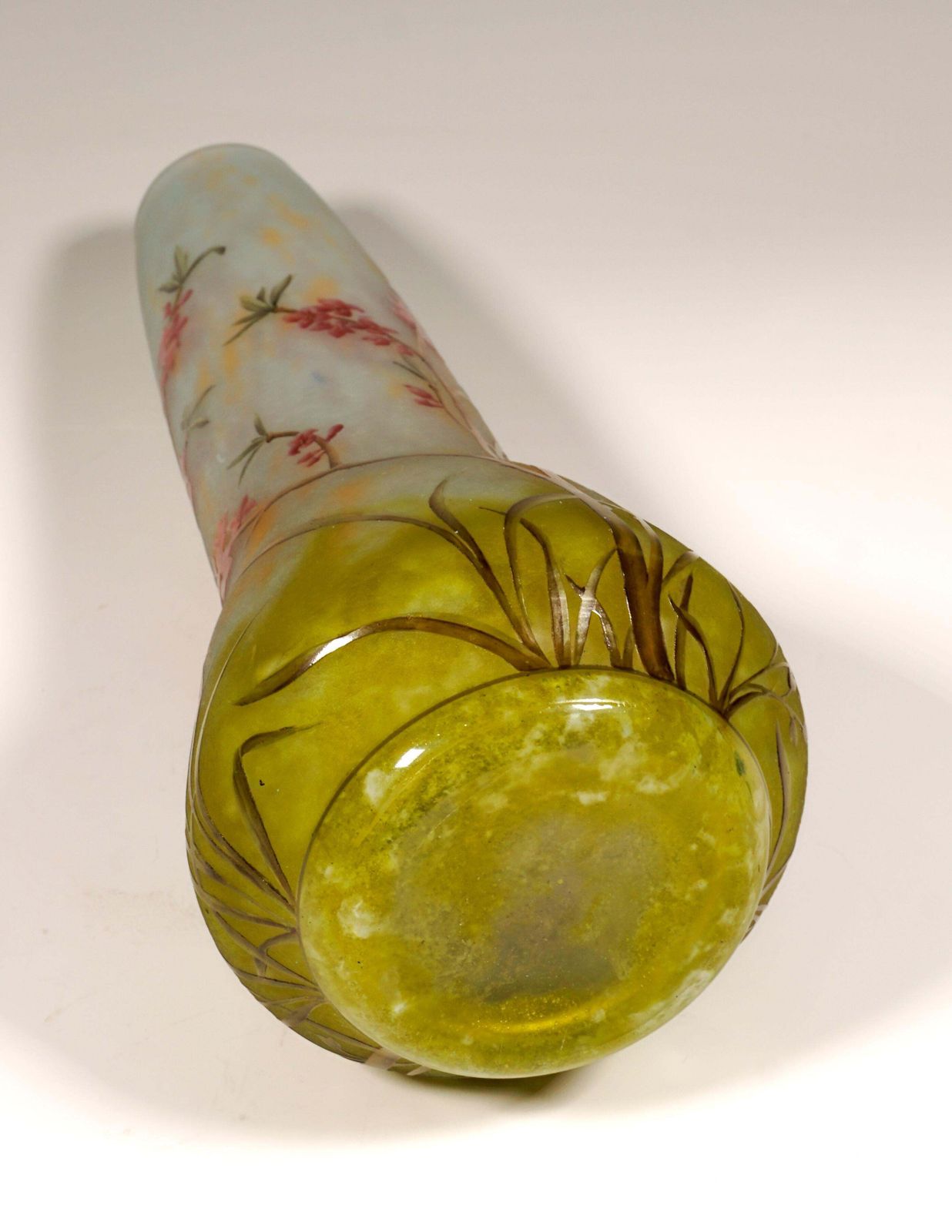 Large Art Nouveau Cameo Vase With Daphne Decor, Daum Nancy, France, 1910/15 photo vintage
