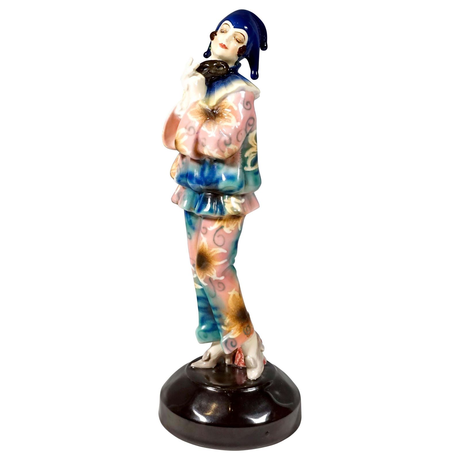 Goldscheider Art Deco Figurine 'Pierrette' By Dakon & Lorenzl, Circa 1925