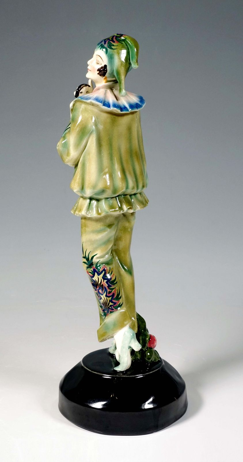 Goldscheider Art Deco Figurine 'Pierrette' By Dakon & Lorenzl, Circa 1925 photo Home Decor