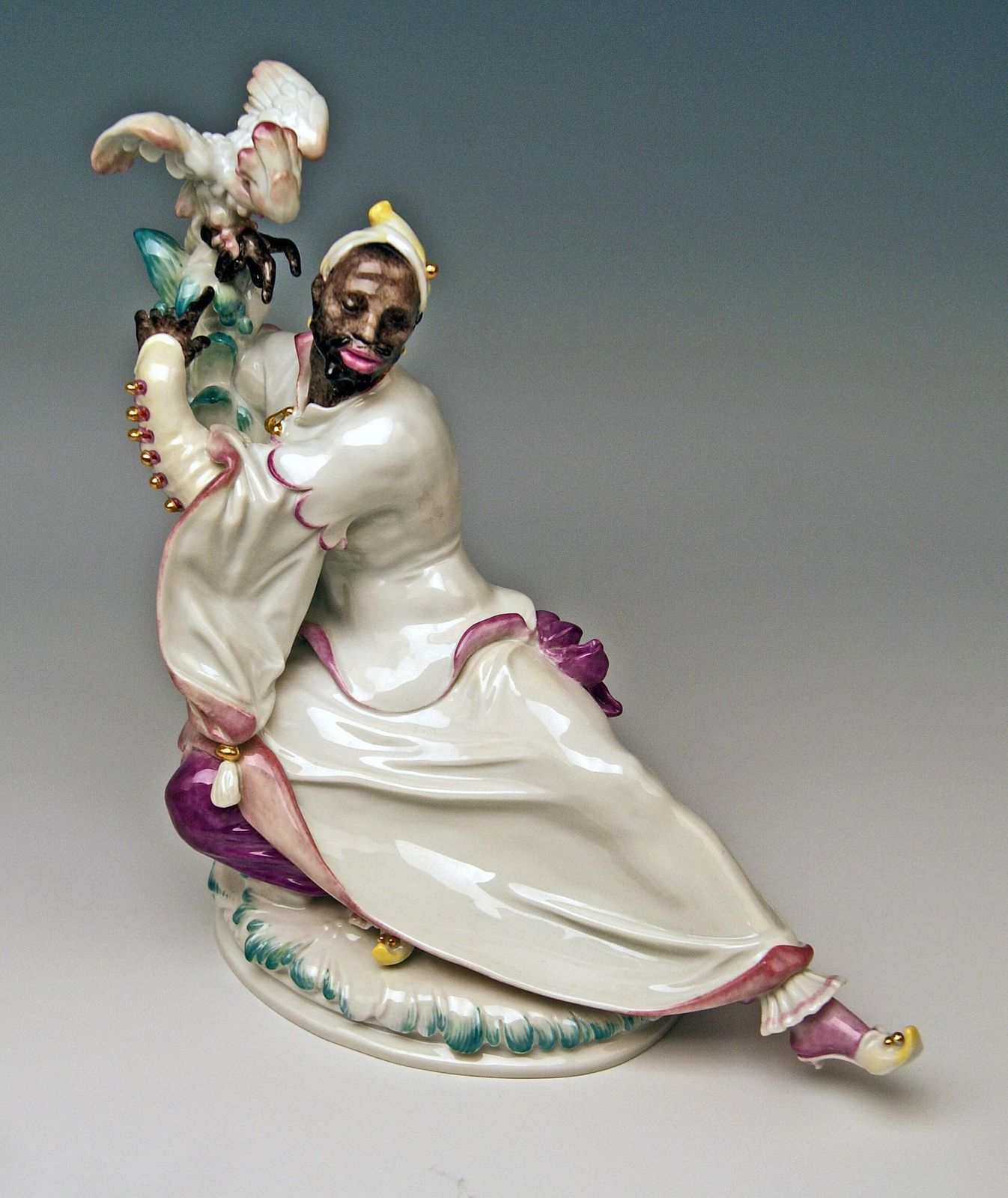 Meissen Pair Of Oriental Figurines A 1146 67073 Scheurich Made 20th Century photo vinterior