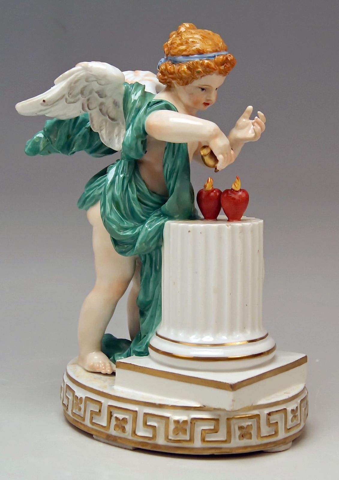 Meissen Tall Motto Child Je Les Mets A Calme G 29 Acier Marcolini Period photo furniture