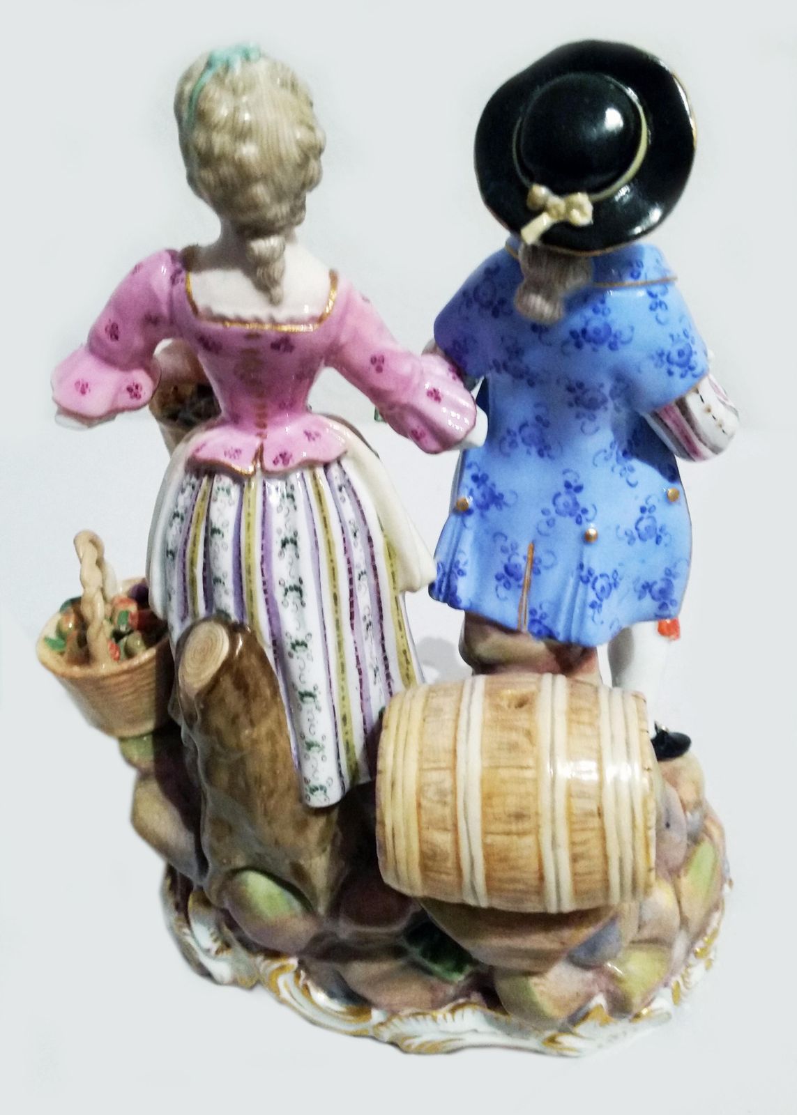 Meissen Figurines Cherubs Wine Growers Model C 60 By Acier Made Circa 1870 photo furniture
