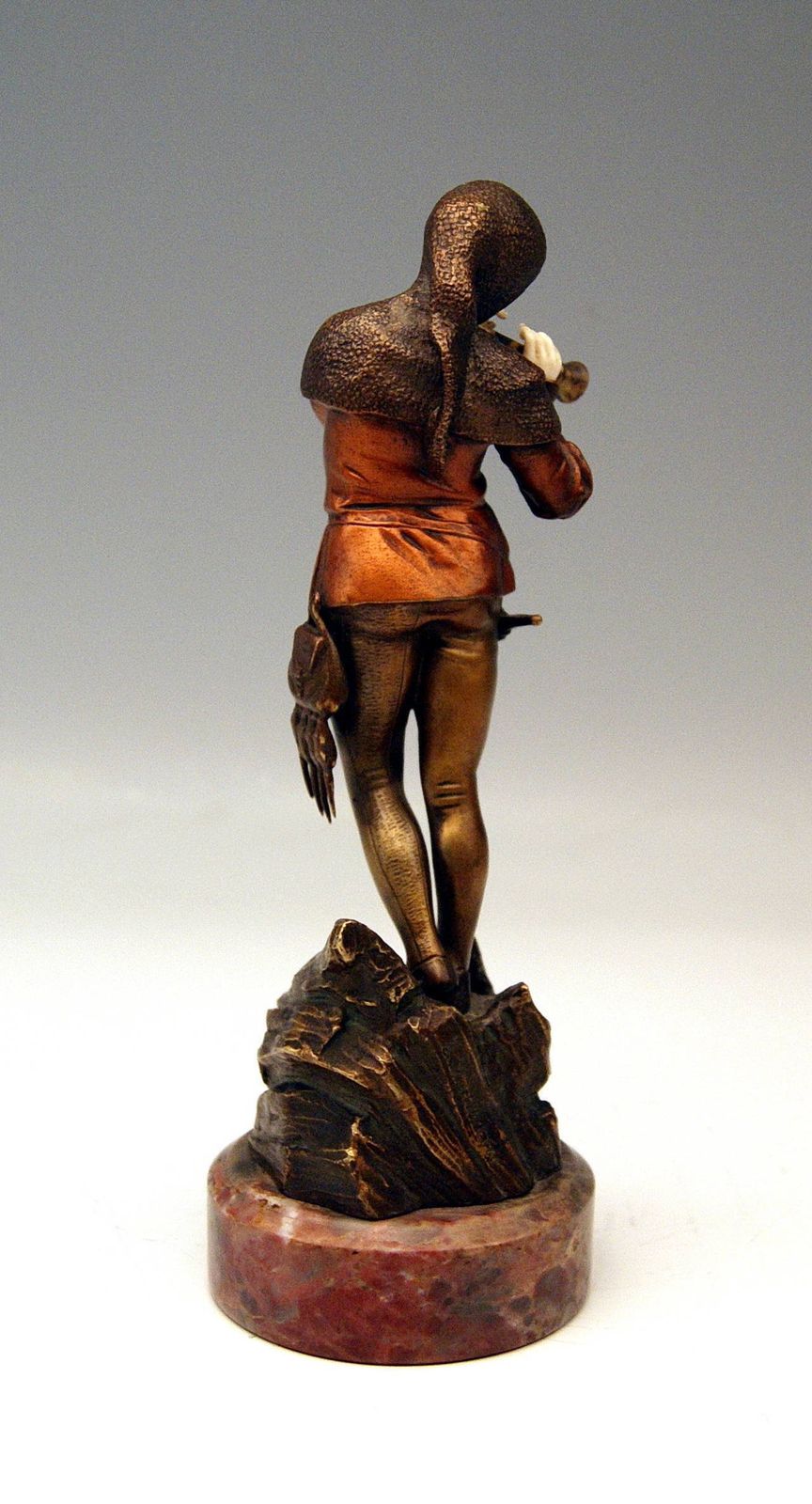 French Bronze Vintage Pied Piper Of Hamelin By Eugène Barillot, Circa 1890 photo for sale