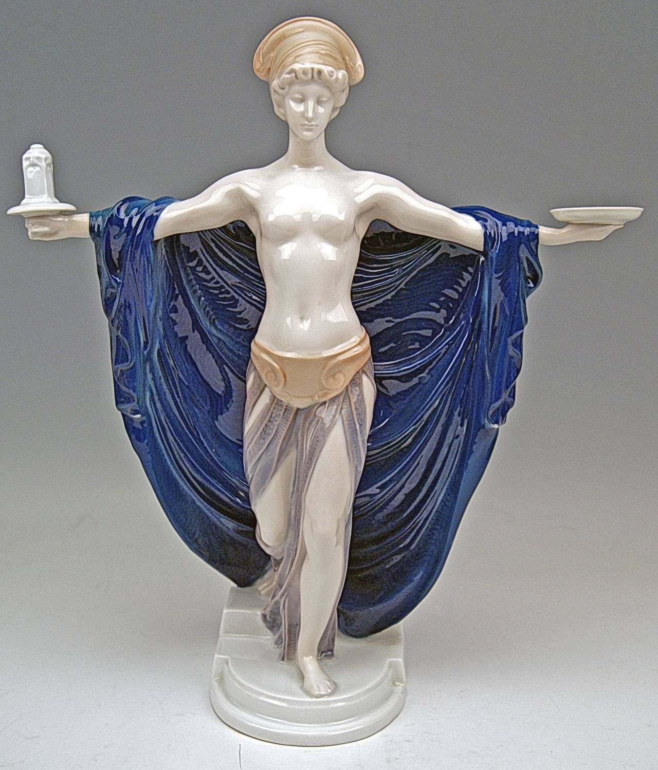 Rosenthal Germany Rare Figurine Temple Dedication By F. Liebermann, Circa 1914 photo furniture