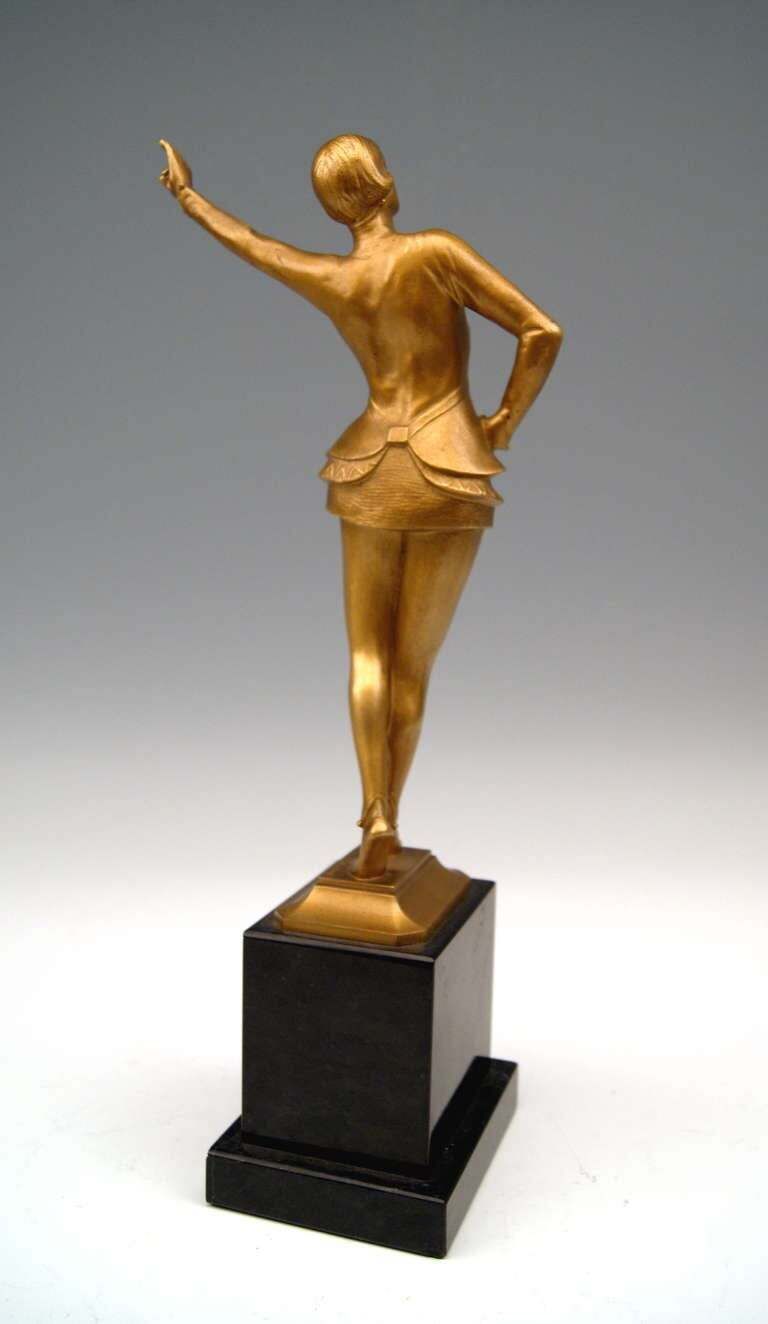 Vienna Bronze By Ernst Beck Of Art Deco Lady Dancer Circa 1925 photo 1421.0